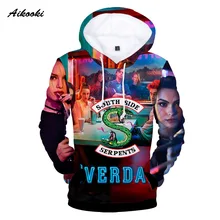 Aikooki Riverdale 3d Hoodies Men /Women Street wear Coats 2018 Fashion Hoody Men’s Pullover Clothing 3d Sweatshirt 3d-hoodies