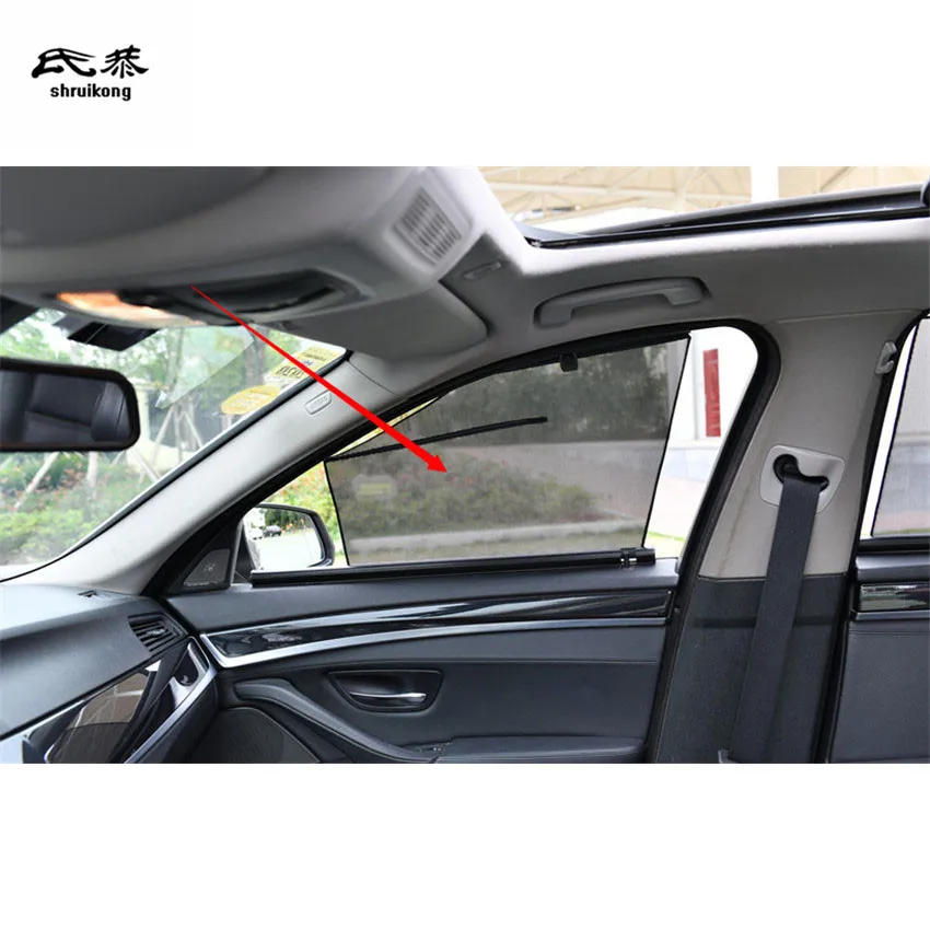 2pcs/Lot Flexible Car Door Windows Sun-shading Curtain for Tesla Model S X Accessories |