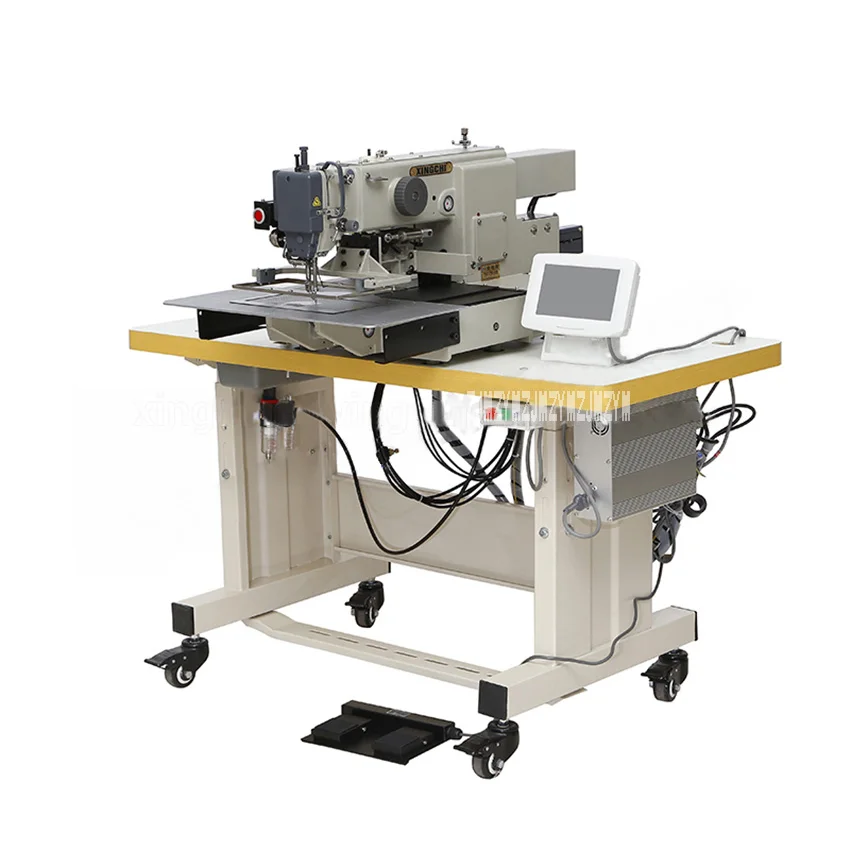 

XC-2010R Industrial Computerized Pattern Flat Embroidery Machine Bags Label Fabric Leather Marking Computer Sewing Machine