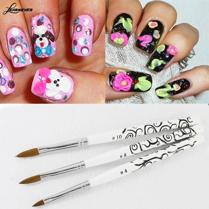 

Detachable Nail Art Acrylic Kolinsky Sable Brush Nail Art Brush 1 pc M02760