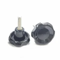 M8x(15 20 25 30 35 40 45 50 55 60 70 80 90 100mm Length) Stainless Steel Plastic Plum handle screw adjustable ripple knob bolts