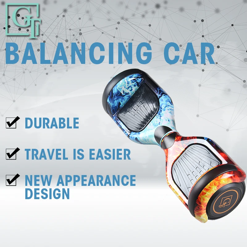 GyroScooter Hoverboard GT 6.5 inch with bluetooth two wheels smart self balancing scooter 36V 700W Strong powerful hover board
