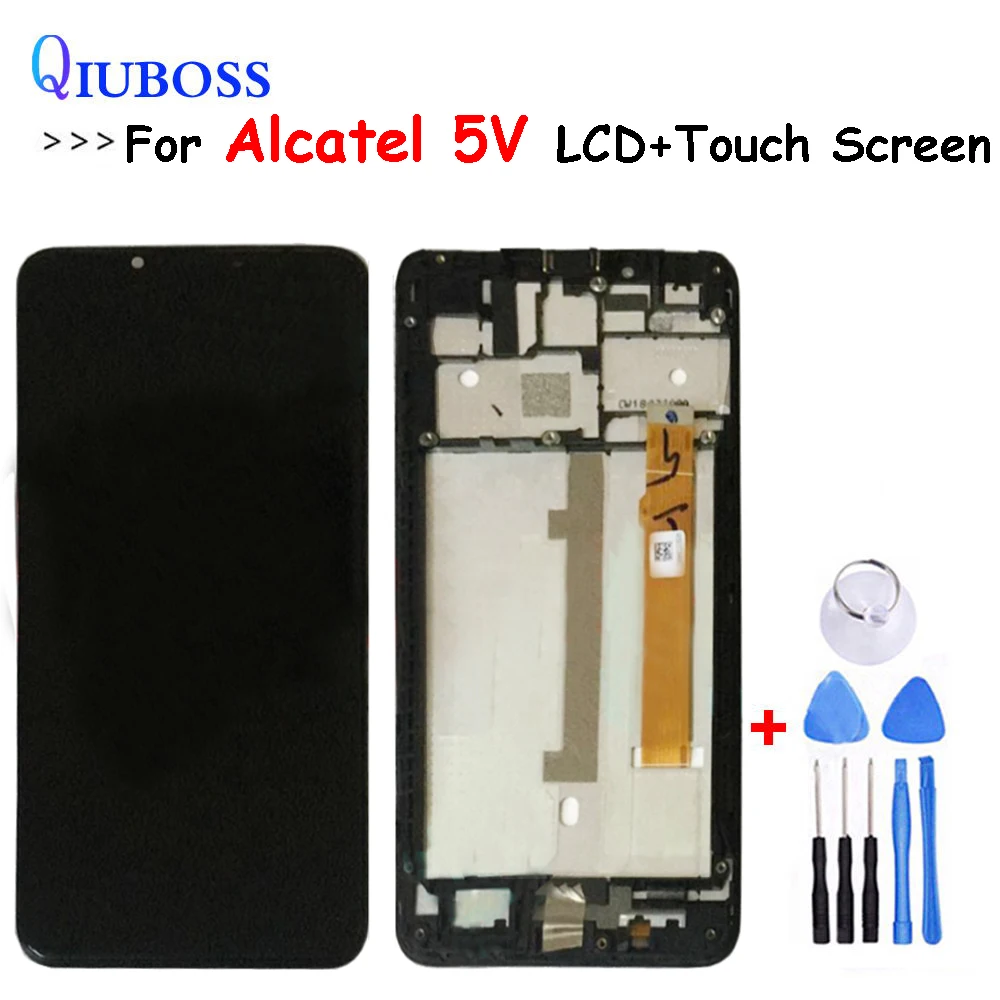 

6.2 inch For Alcatel 5V LCD Display and Touch Screen Digitizer With Frame Repair Part Mobile Accessories For Alcatel 5V 5060D