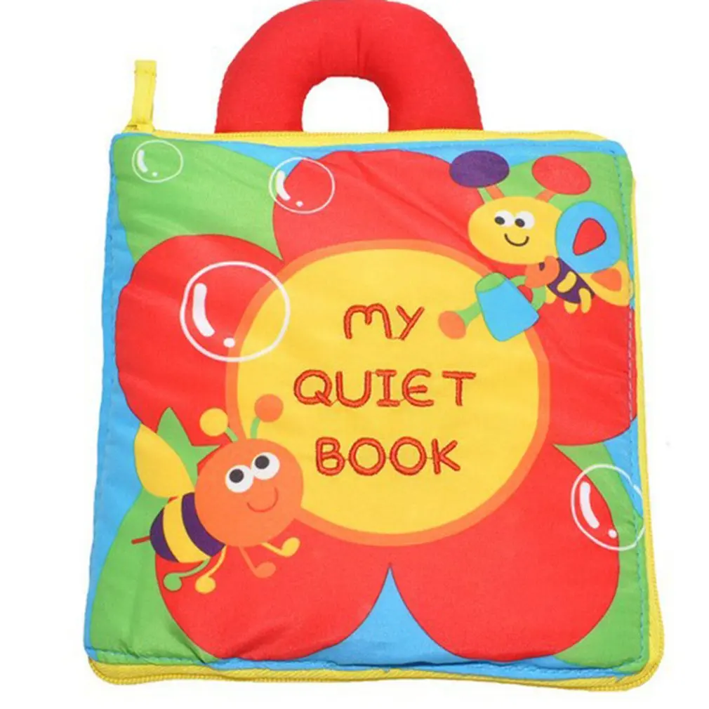 Новые тканевые книги рано утром когнитивное развитие My Quiet Bookes Baby Goodnight Обучающие моющиеся тканевые книги