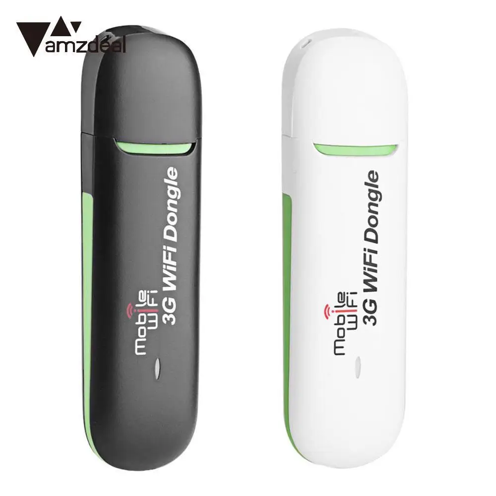

AMZDEAL Portable WIFI Router Network Card Wi-fi Mobile Device 3G Wireless Router with TF SIM Card for GSM / EDGE / UMTS