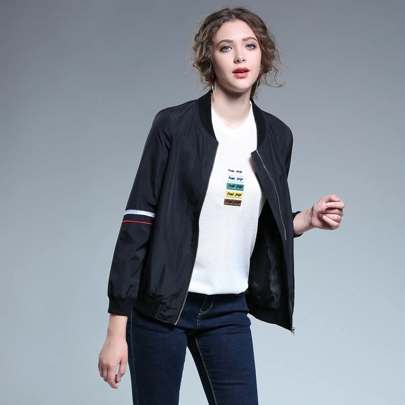 font b Women b font Basic font b Jacket b font Coats plus size2017Autumn Winter