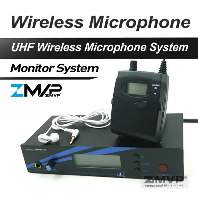 ZMVP 300 IEM G2 профессиональная беспроводная система с монитором вкладышем комплект