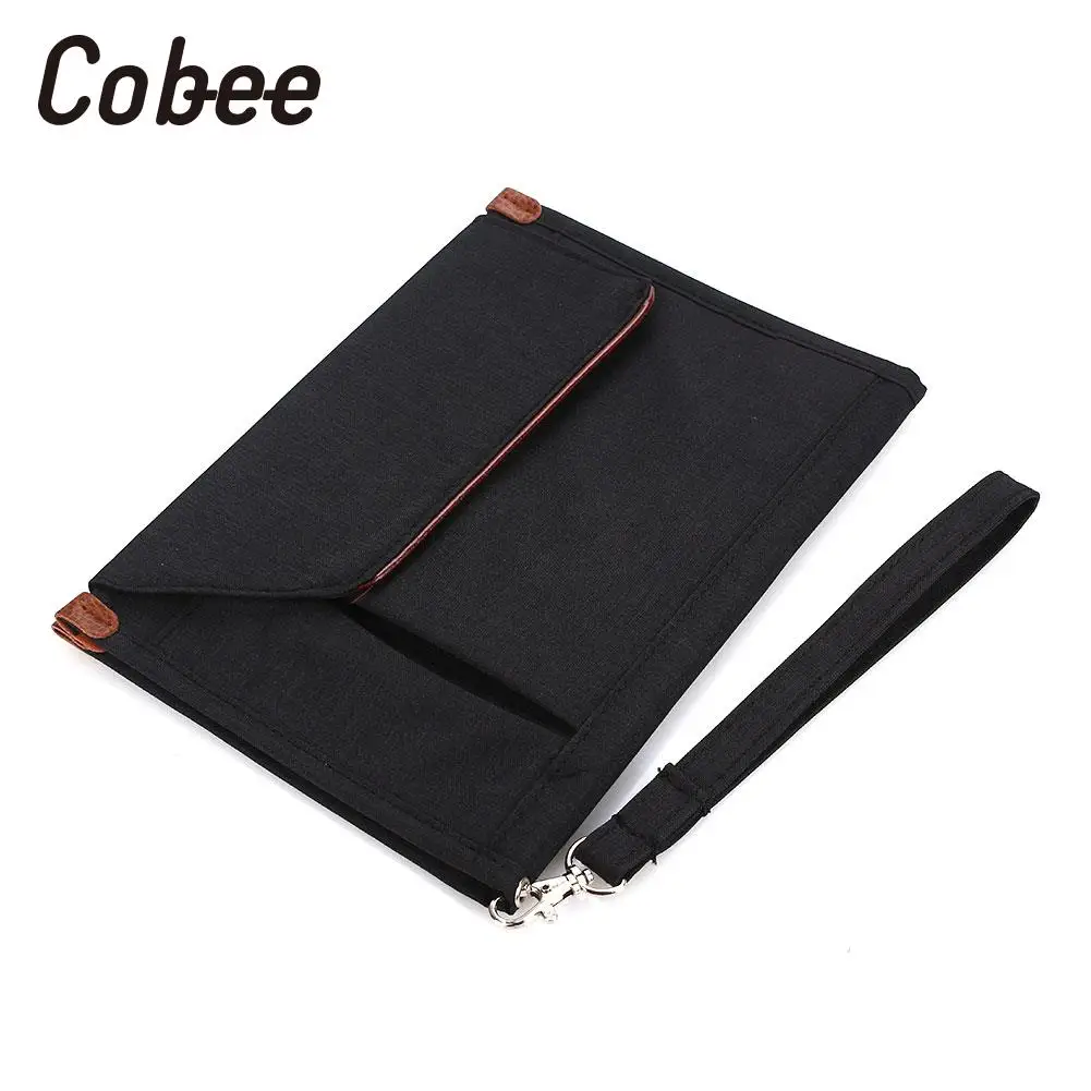 

File Pocket File Bag Documents Pouch Polyester Home Portable Waterproof Multi-Function Multi-Layer