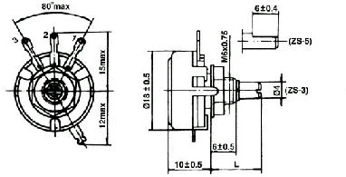 2 шт. WH5-1A 470R 1-10 K 47K 4K7 100K 470K 220K 1K5 22K 1 м ом 3 клеммы круглые Вал Поворотный конус потенциометр углерода WH5