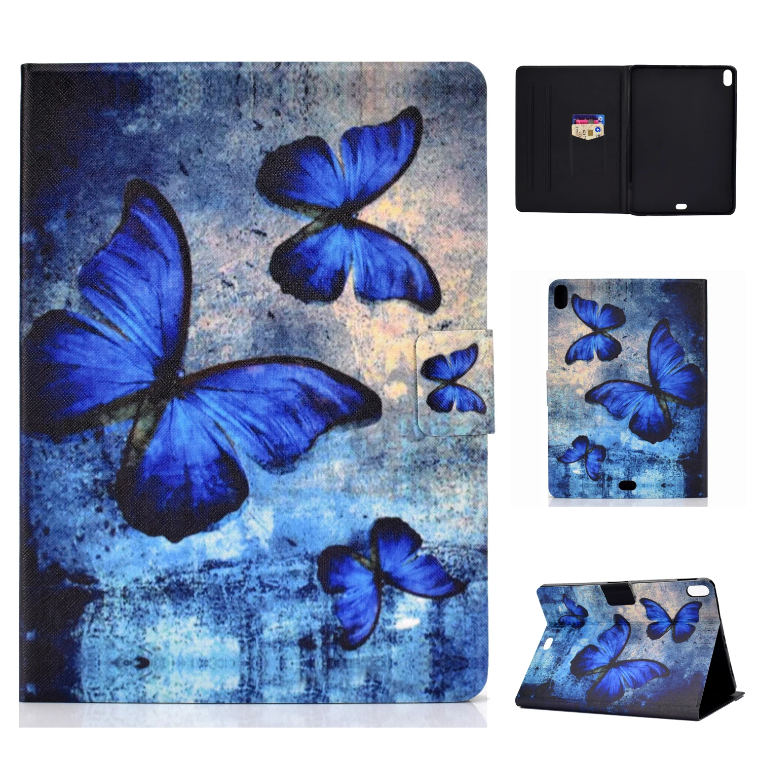 

For iPad Pro 11 Case Funda Magnetic PU Leather Card Pocket Smart Cover for iPad Pro 11 inch Case Auto Sleep Wake 2018