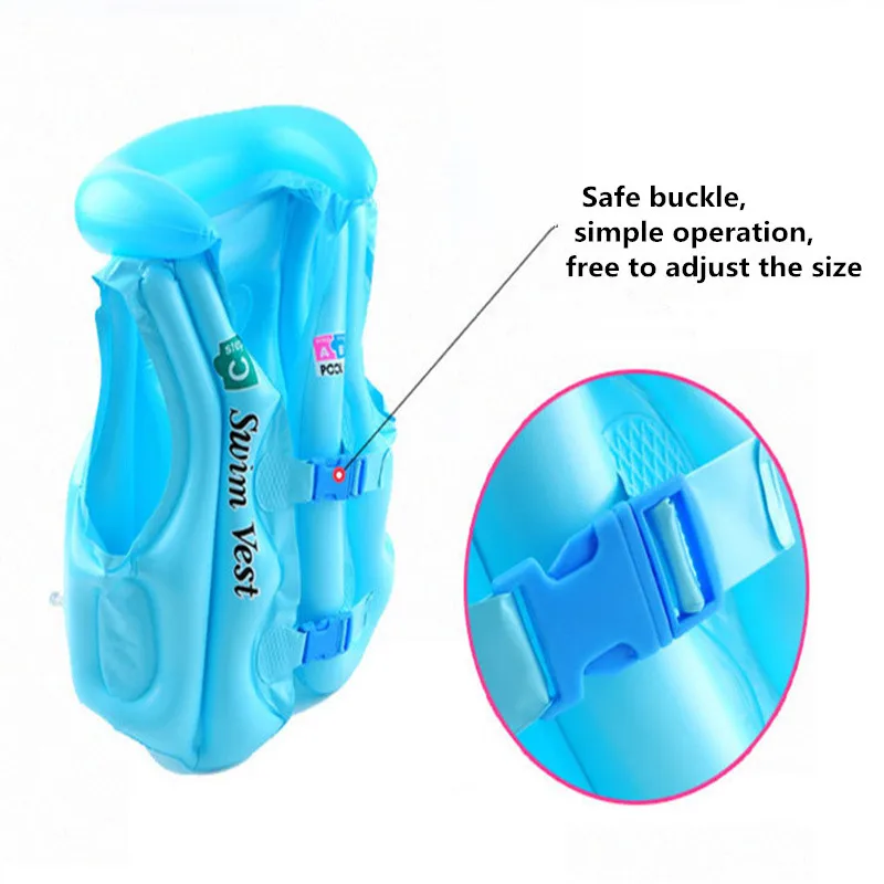 Летняя Детская безрукавка для плавучего плавания, детский бассейн, Плавающий надувной спасательный жилет, детская игрушка, подарок SWM0755A