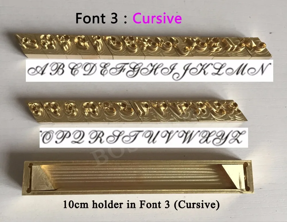 BOSSDEN тиснение медь Алфавит буквы высечки плесень паяльник Бронзирующая машина для горячего тиснения фольгой штамп