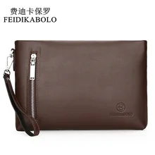 FEIDIKABOLO Neue 2017 Business Männliche Leder Geldbörse männer Umschlag Kupplung Für Männer Handliche Tasche Brieftasche Mann Marke Designer taschen