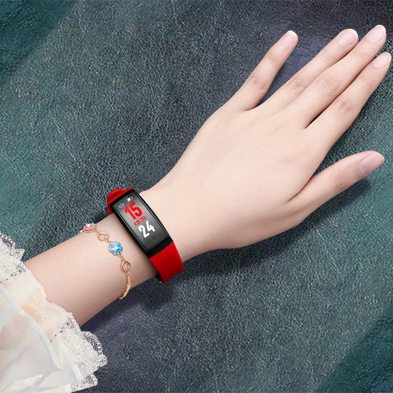 

Zgo Ladies Smart Watches Waterproof Fitness Sport Touch Bracelet Smart Health Tracker Watch Men Women Electronic Pedometer ZG690