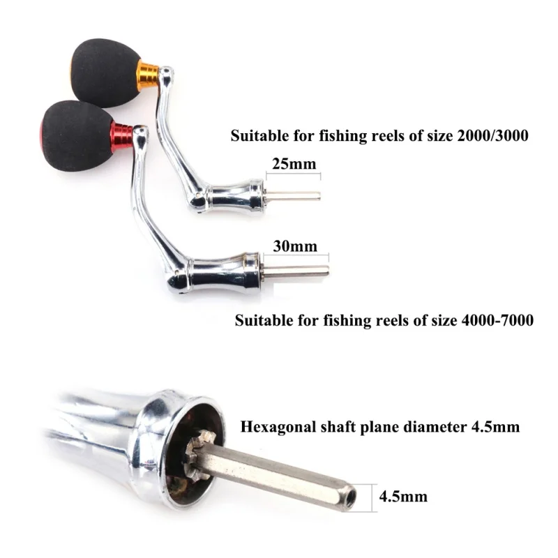 Сменная катушка, ручка для рыболовной катушки, ручка для спиннинга, металлическая ручка-рокер, рукоятка для спиннинга, Рыболовная катушка, инструменты