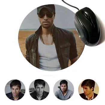 

MaiYaCa Custom Skin Enrique Iglesias Gamer Speed Mice Retail Small Rubber Mousepad Round mouse pad 22x22cm 20x20cm