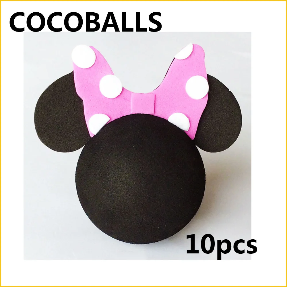 10pcs/lot pink bow car antenna balls aerial toppers eva foam in Car