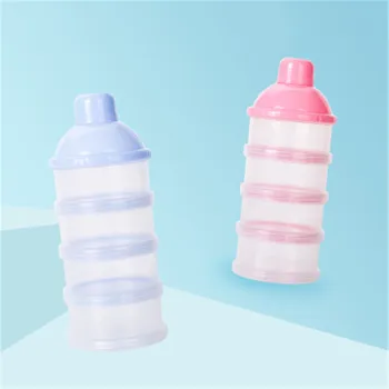 

Baby Food Container Infant Portable Four-layer Formula Feeding Milk Powder Bottles Multifunction Practical Removable Storage Box