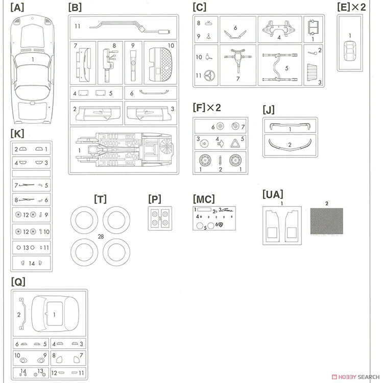 1/24 Mazda COSMO версия L10B модель спортивного с девушка модель 52168