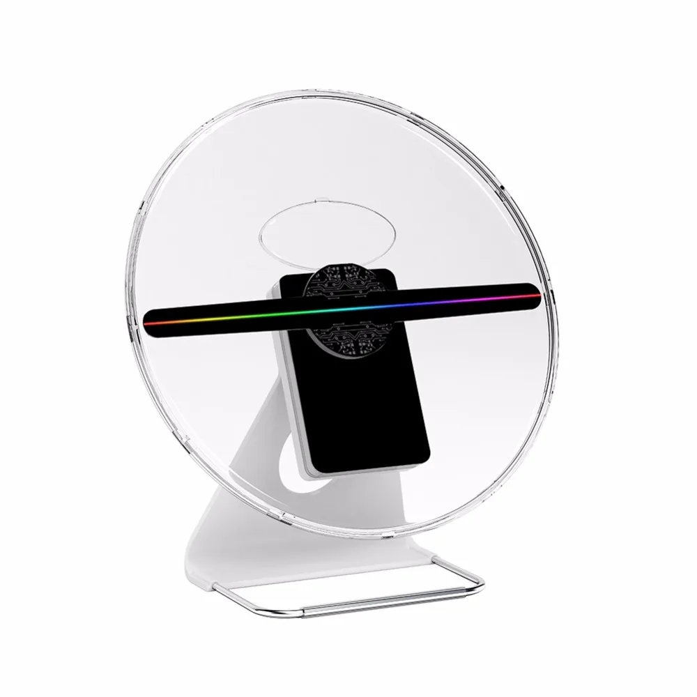 Портативный 30 см/42 см рекламный светильник s 3D Голограмма голографическая Реклама проектор Vedio плеер дисплей вентилятор светильник US EU