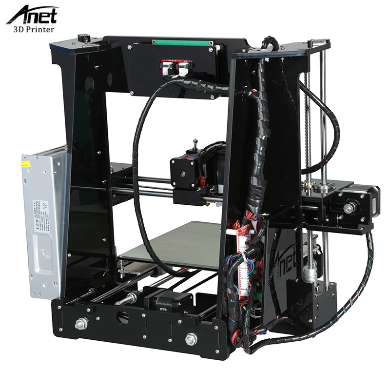 Anet A6 3d принтер комплект 3d Принтер Комплекты Reprap i3 DIY самостоятельная сборка 3D-принтер Высокая точность большой размер настольный ЖК-экран