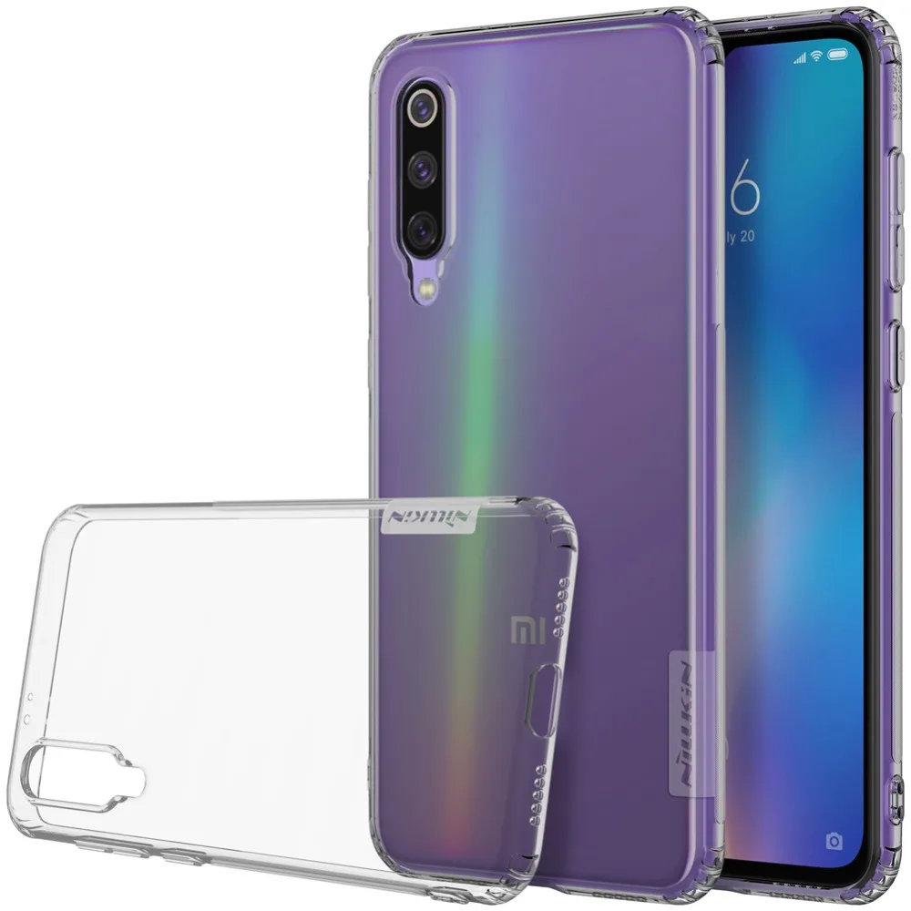 Для Xiaomi mi 9 8 SE mi 9 Lite чехол Nillkin TPU 0,6 мм Прозрачная мягкая сенсорная Силиконовая задняя крышка чехол для телефона для Xiaomi mi 9 mi 8 SE чехол