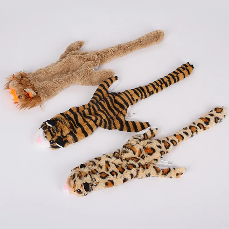 1PC Soft Fleece Bite Assistance Squeak Toys for Dog Accessories Animal Pattern Chew Durability Pet | Дом и сад