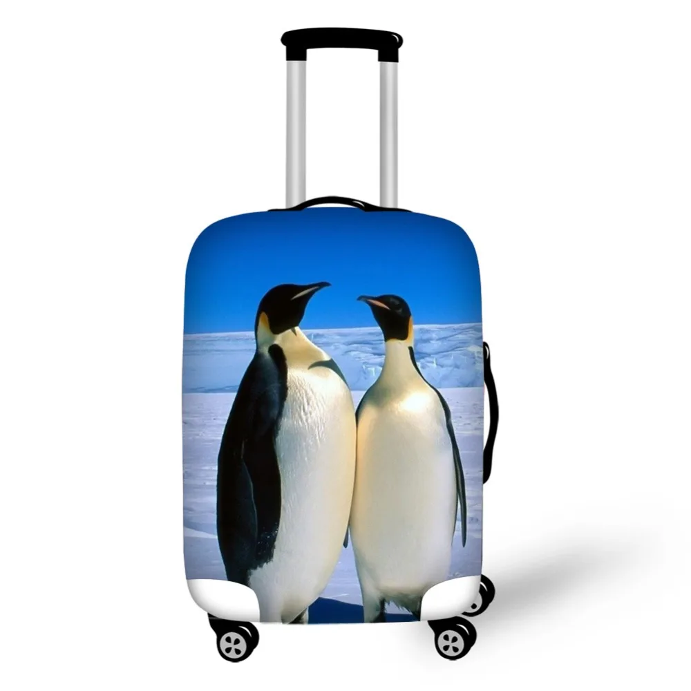 Animal Penguin travel accessories suitcase protective covers 18-30 inch elastic luggage dust cover case stretchable bag Animal Penguin travel accessories suitcase protective covers 18-30 inch elastic luggage dust cover case stretchable bag