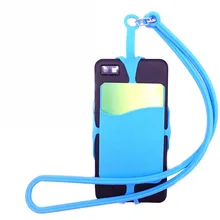 Силиконовый ремешок для мобильного телефона, держатель для мобильного телефона, слинг, ожерелье, ремешок на запястье, держатель для мобильного телефона, держатель для карт