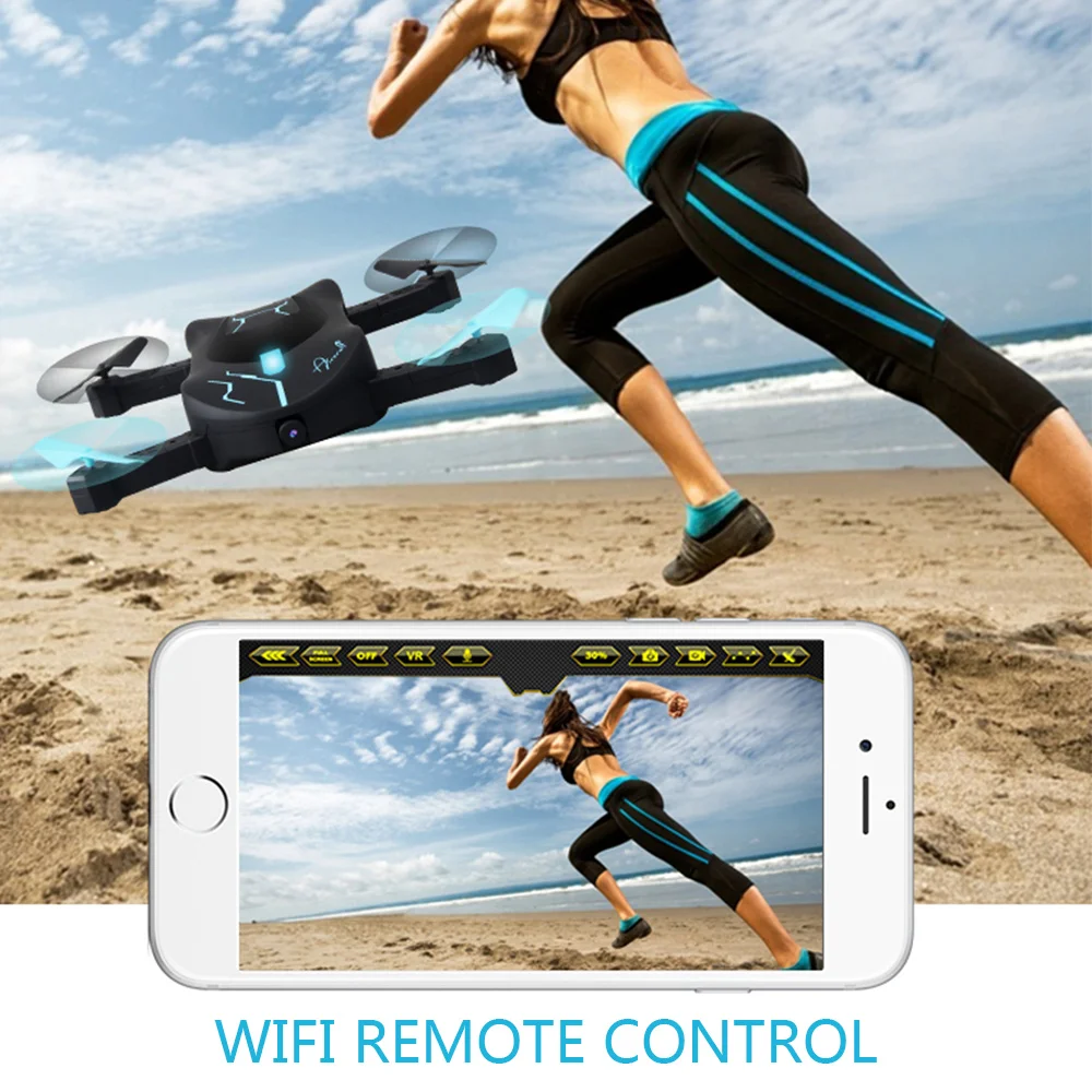 

XT-3 Folding fixed four-axis Drone uva aircraft 30W Wiffi air pressure height high-definition aerial photography 3D roll up