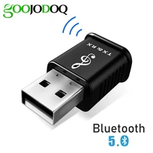 2 в 1 Мини 3,5 мм Aux Bluetooth 5,0 передатчик приемник стерео беспроводной Bluetooth адаптер для автомобиля Аудио ТВ ПК колонки