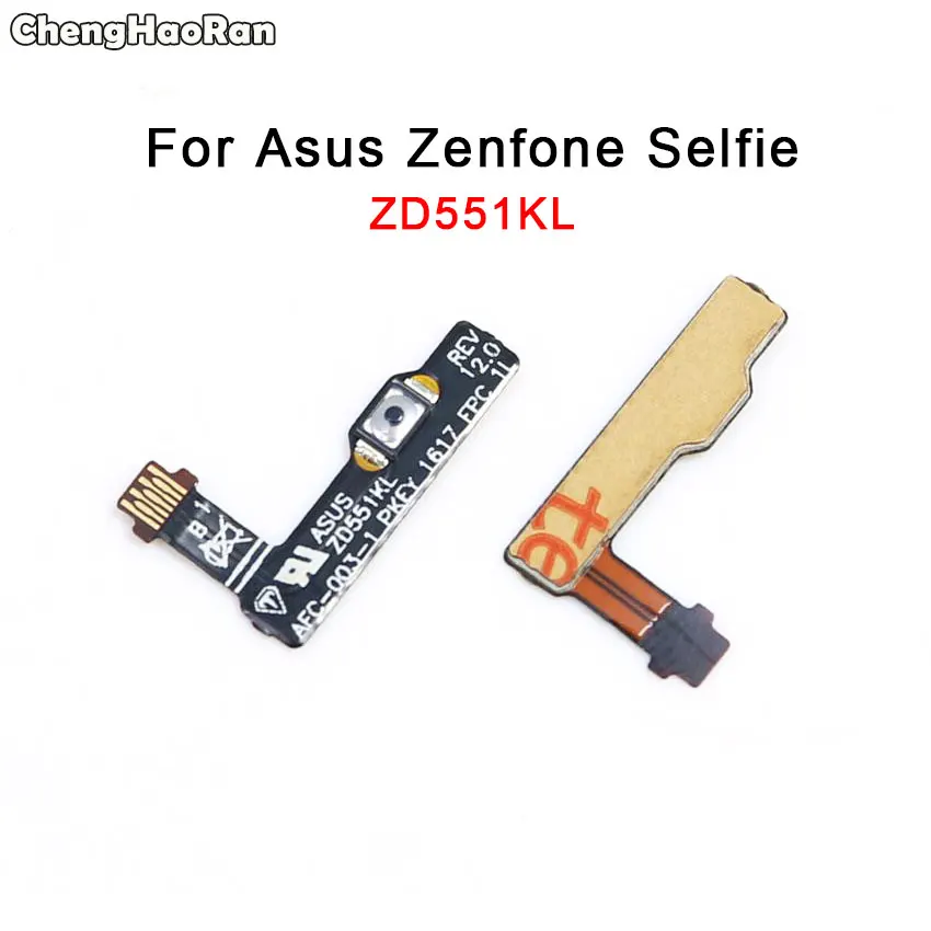 

ChengHaoRan For ASUS Zenfone Selfie ZD551KL Volume Power Switch on off Button key Flex Cable