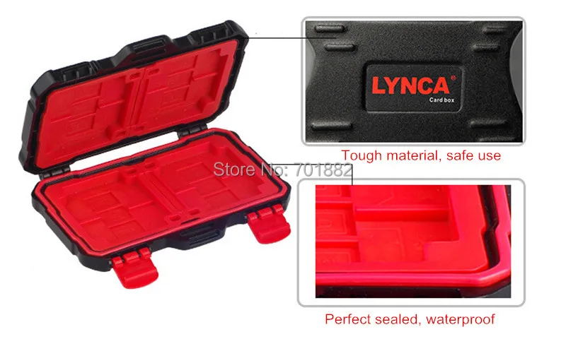 Memory Card Case Waterproof Supper Tough SD Card Holder Storage Card Box (12)