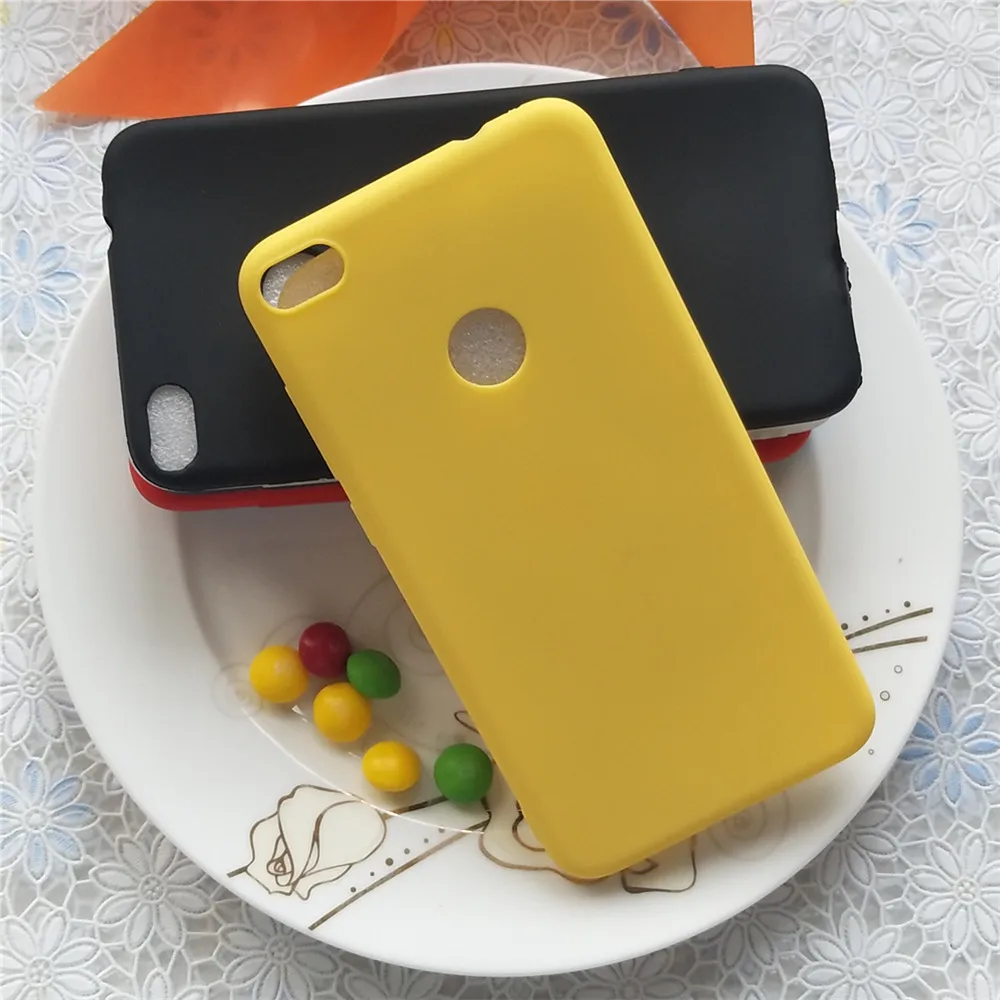 Простые однотонные Цвет задняя крышка для huawei P9 Lite 2017 5 2 ''Macarons силиконовые