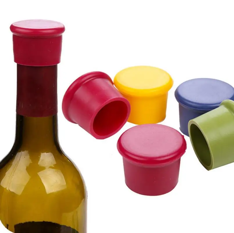 Creative Silicone Fresh Beer Bottle Stopper Cruet Of Wine Cork Stopper Bottle Cap Flip Top Lid