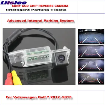 

Rear View Camera For Volkswagen VW Golf 7 Golf7 2012 2013 2014 2015 Intelligent Parking Tracks Backup Reverse Dynamic Guidance