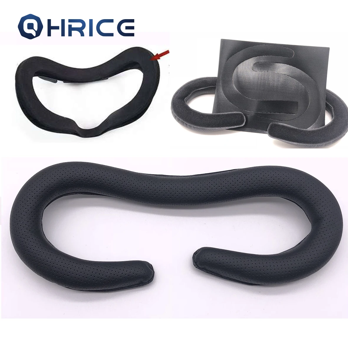 

Replacement Leather cushion Soft pads Eye Foam Mask Pad Face Protective Cover For Oculus Rift CV1 VR Glasses Repair Accessories