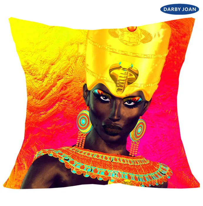 Наволочка квадратная декоративная подушка, Egyptische perkament pharoahs, Egyptische adellaar, Egyptische symbool - Цвет: As Photo Shows-21