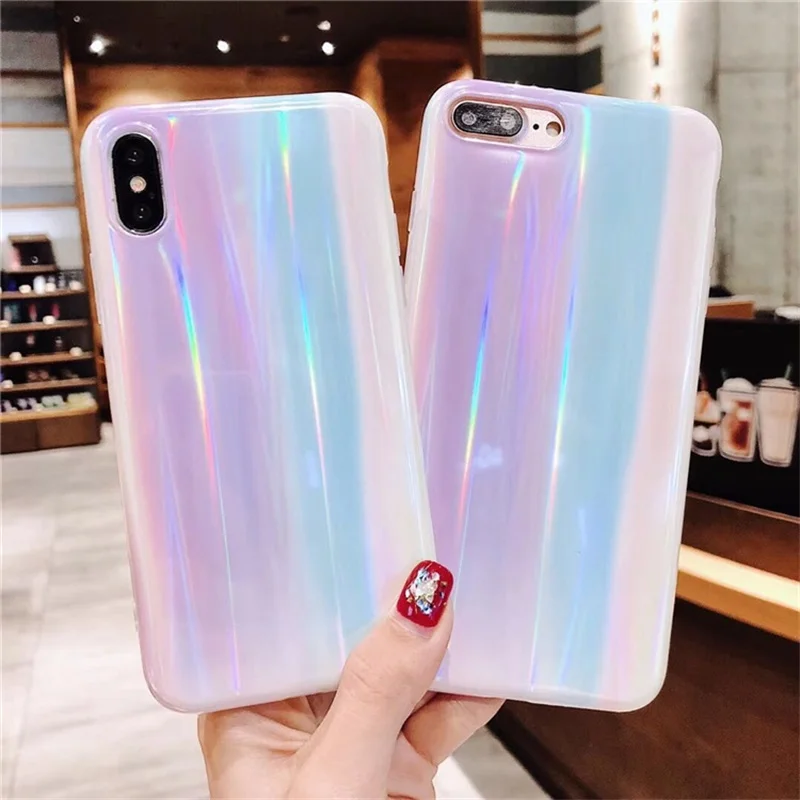 Чехол накладка для iPhone XS MAX XR X 8 6 6s Plus мягкий розовый чехол 7|Бамперы| |