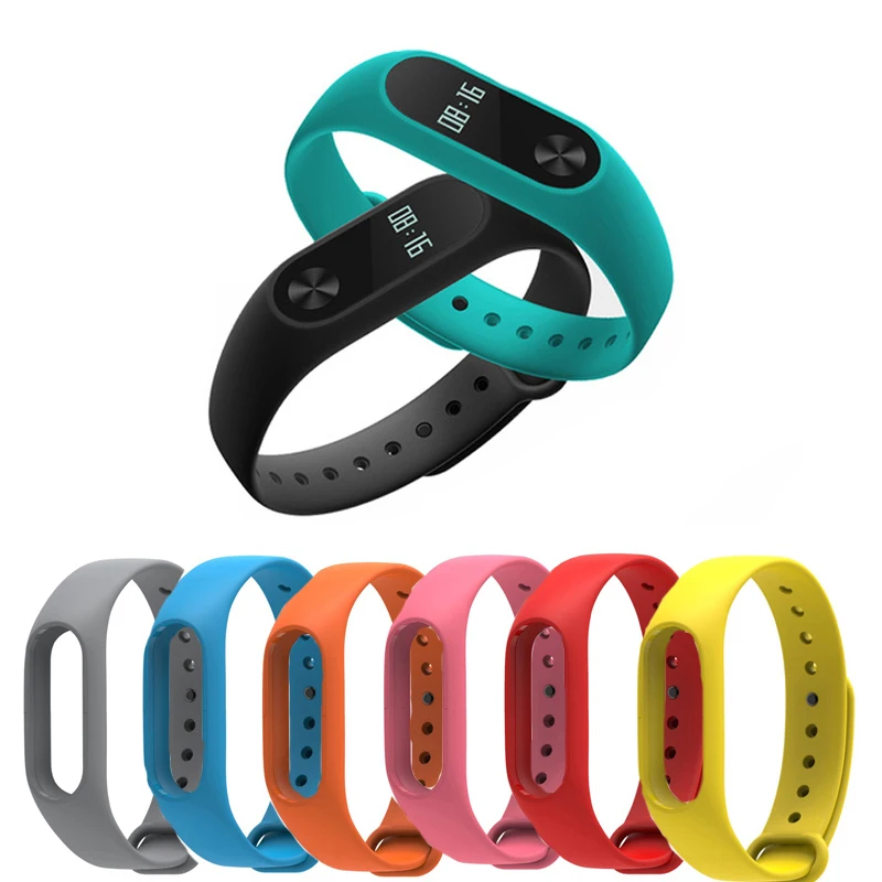 

2018 Newest Wristband Replacement Smart Band Accessories Colorful Strap Xiaomi Mi Band 2 Bracelet Strap For Mi Band 2 Silicone