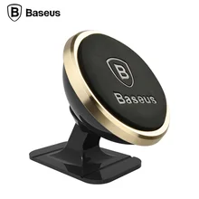 Baseus Universal Car Phone Holder 360 Degree GPS Magnetic Mobile For iPhone 5s 6s Samsung Magnet Mount Stand