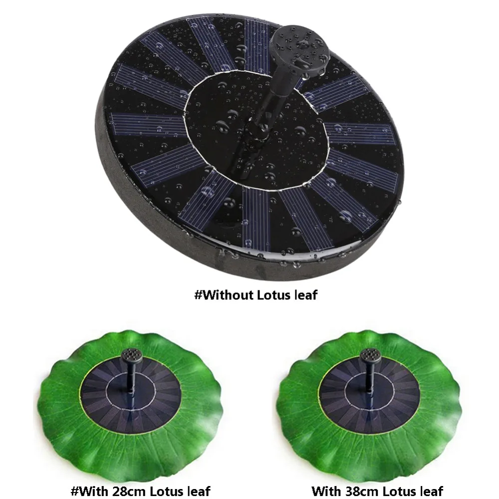 

200L / H 1.4W Floating Solar Power Fountain Panel Kit Garden Water Pump for Birdbath Pool Watering Wide Irrigation Pumps