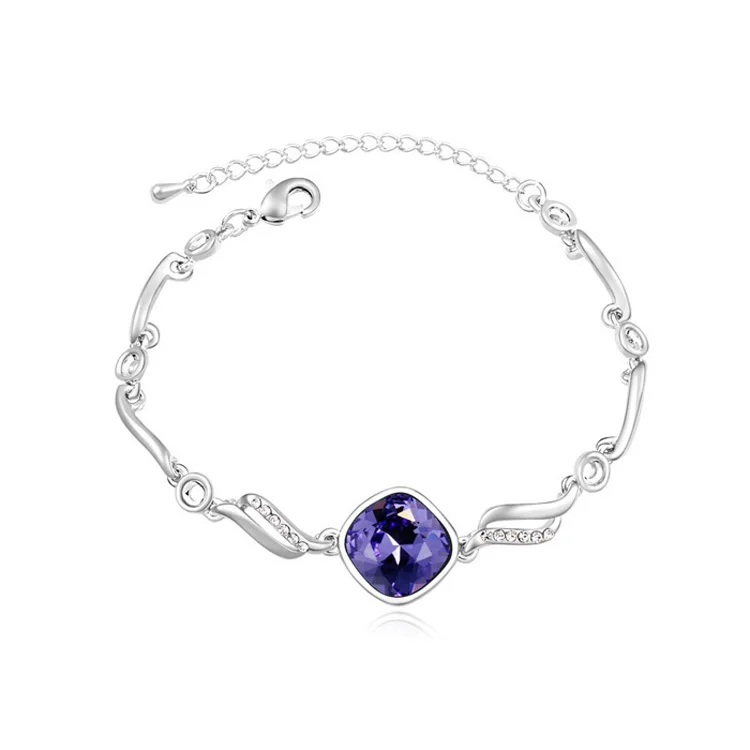 Уникальные брендовые браслеты и Pulseras Pulseira Feminina женские кристаллы от Swarovski Cristal