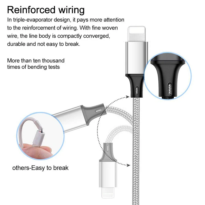 Suntaiho 3 in 1 USB cable For iPhone Xs Max 8 7 Charger For Mobile Phone Micro USB Type C Charger Cable For Samsung Redmi note 7 Suntaiho 3 in 1 USB cable For iPhone Xs Max 8 7 Charger For Mobile Phone Micro USB Type C Charger Cable For Samsung Redmi note 7