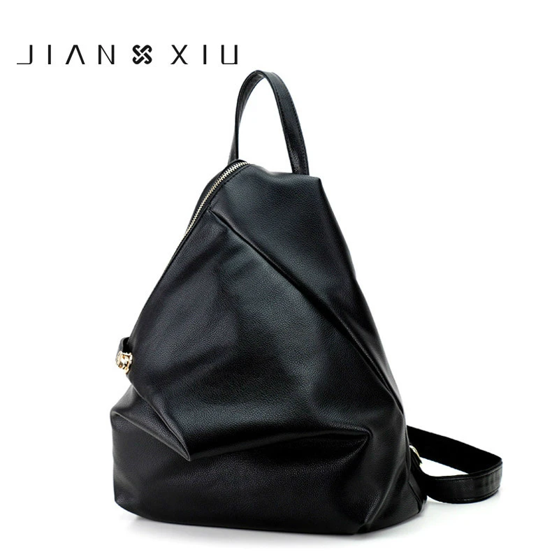 JIANXIU The New Style Of Fashion And Casual Business Big Space Zipper Slit Pocket Bucket Black Yellow Woman Solid Bag | Багаж и сумки