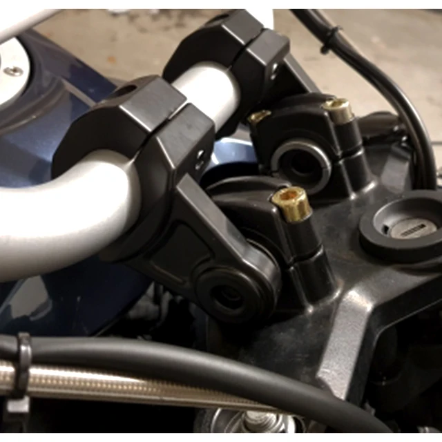 Buy KEMiMOTO Motorcycle Bar Clamps Raised Handlebar Handle Bar Risers for 22MM