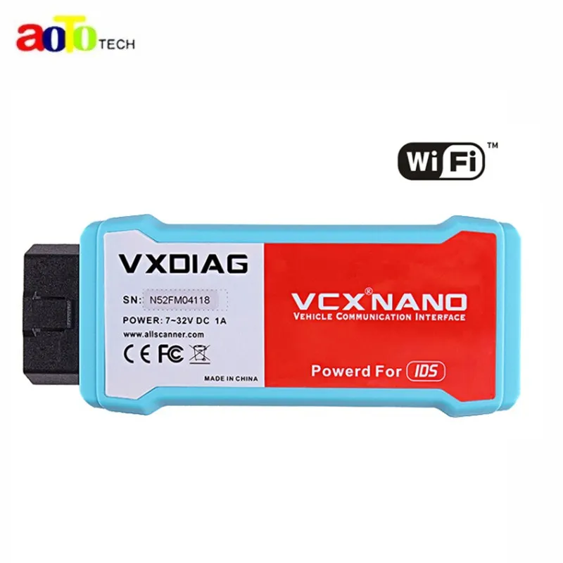 Wi-Fi версия VXDIAG VCX NANO для F-ord/M-azda 2 в 1 диагностический инструмент IDS v95 |