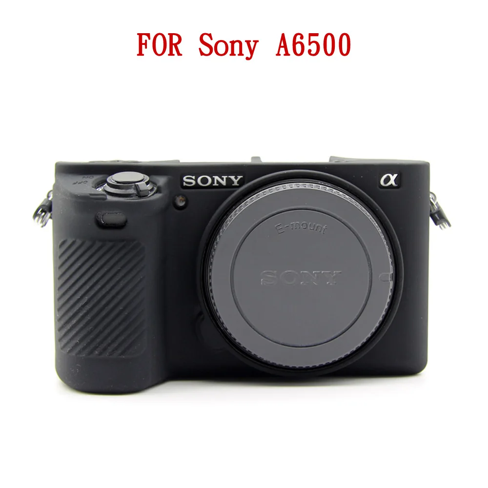 Мягкая сумка для камеры силиконовый чехол для sony A5000 A5100 A6000 A6300 A6500 RX100 III IV - Цвет: A6500 Black