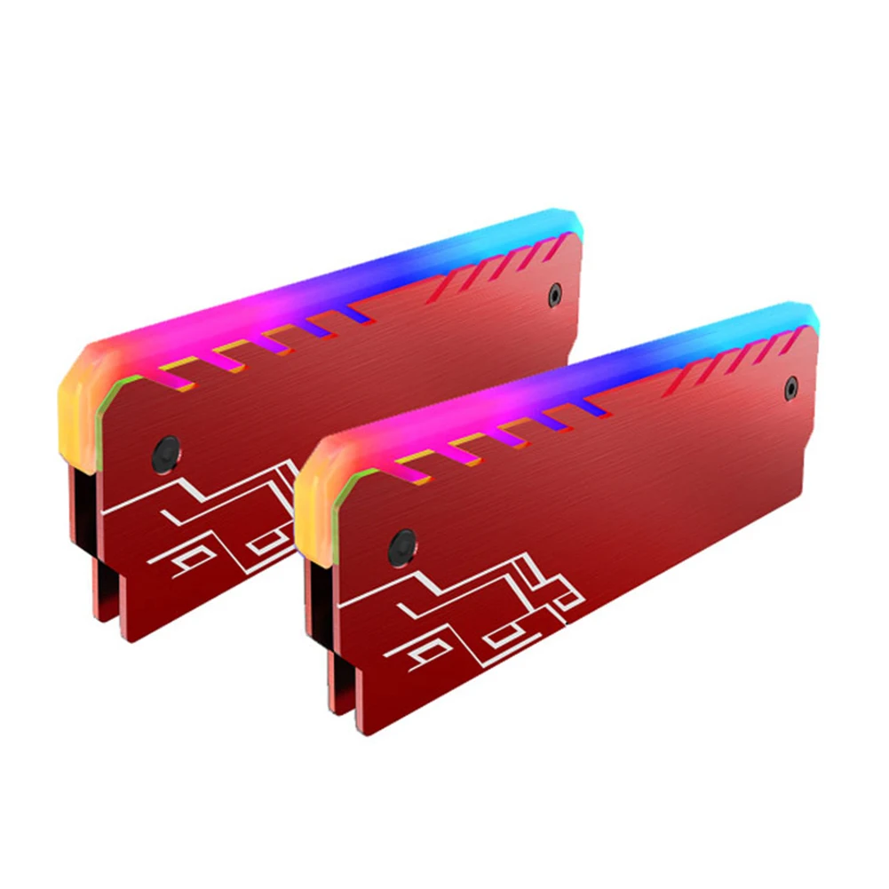 Популярный цветной RGB светильник для оперативной памяти радиатор охлаждения
