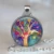 Tree Of Life Glass Cabochon Statement Pendant Necklace 22